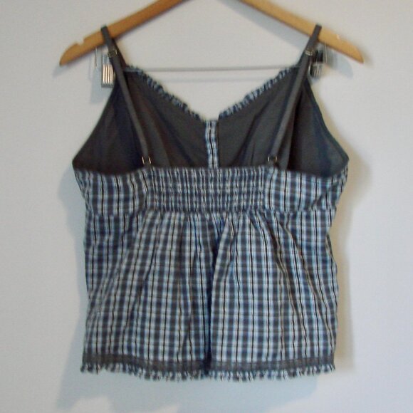 Aerie Blue Plaid Tank Top - Picture 12 of 16